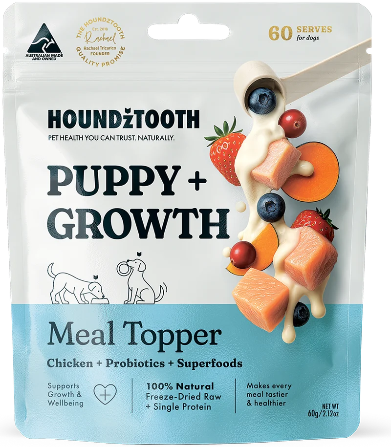 Puppy + Growth, front of pack
