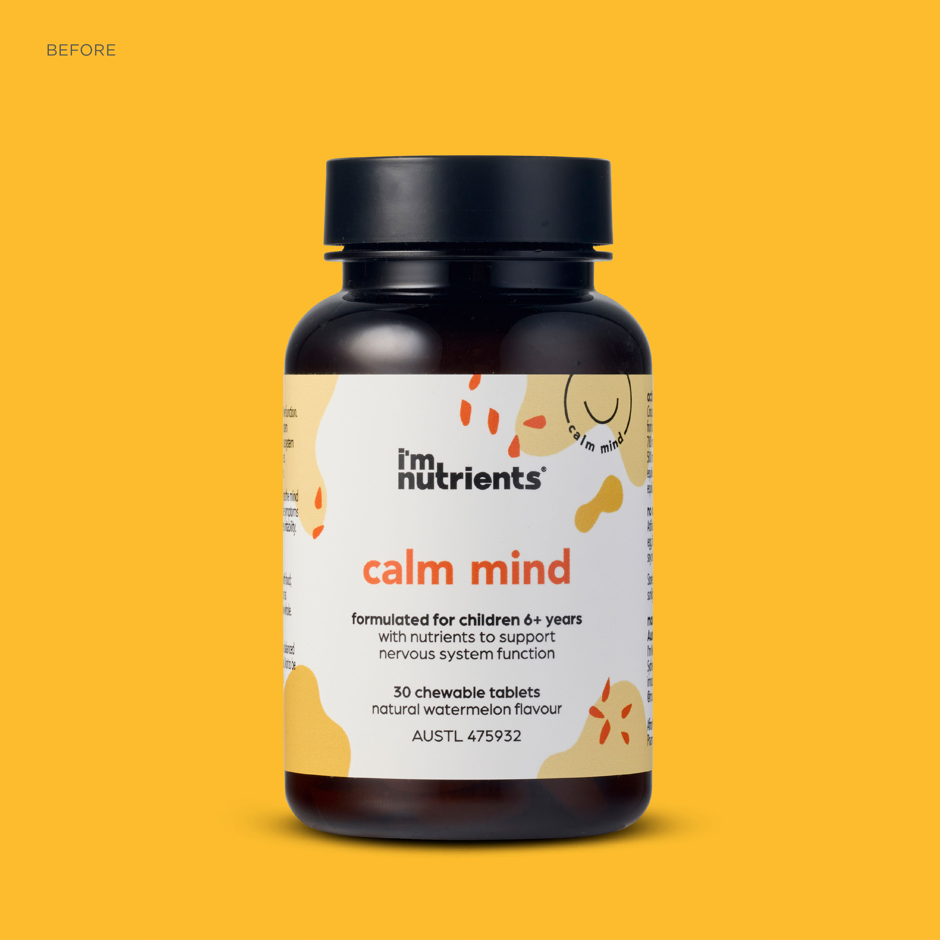 I'm Nutrients Calm Mind, original label