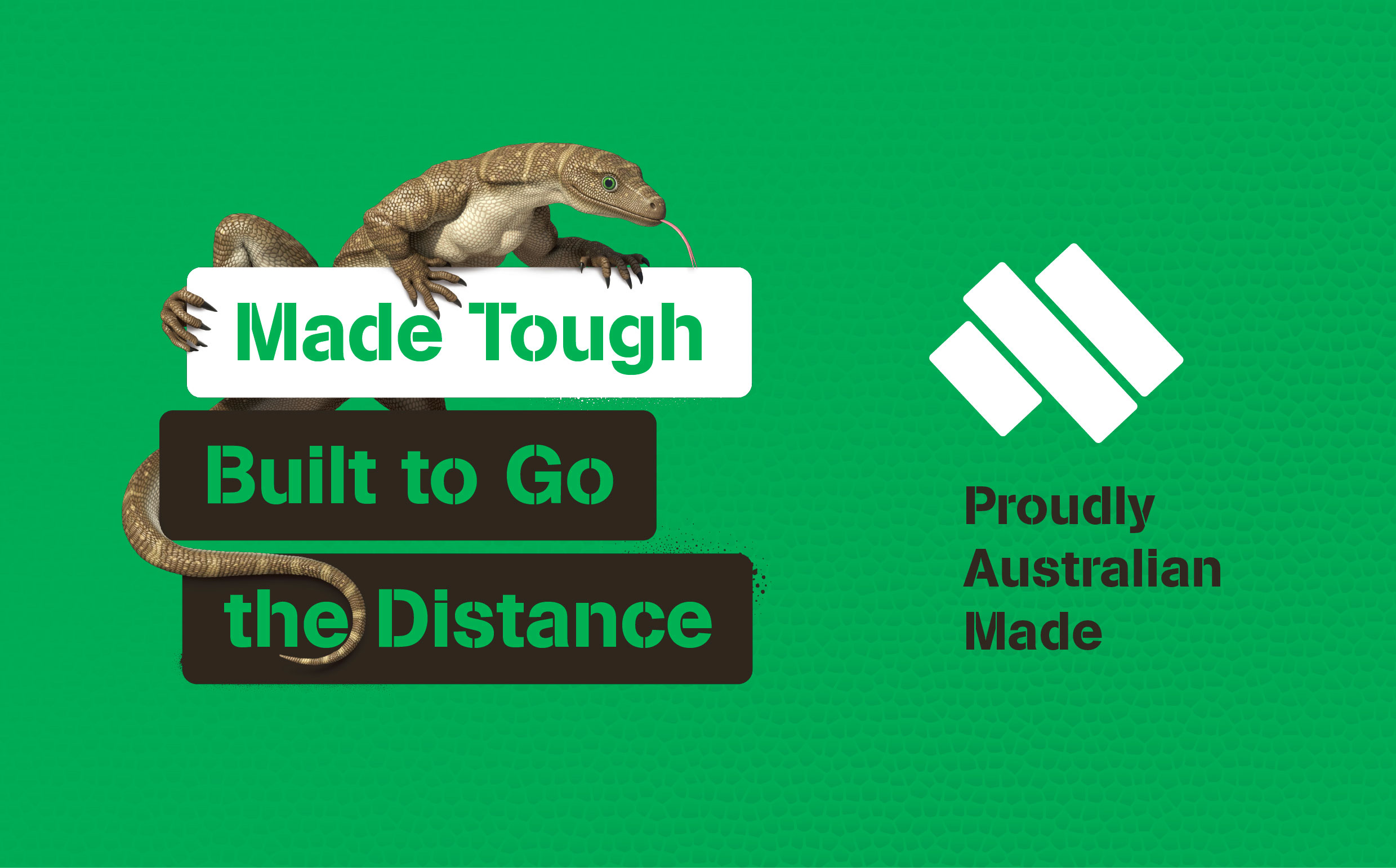 EnduraFloor logo and tagline lockups with Proudly Australian Made mark