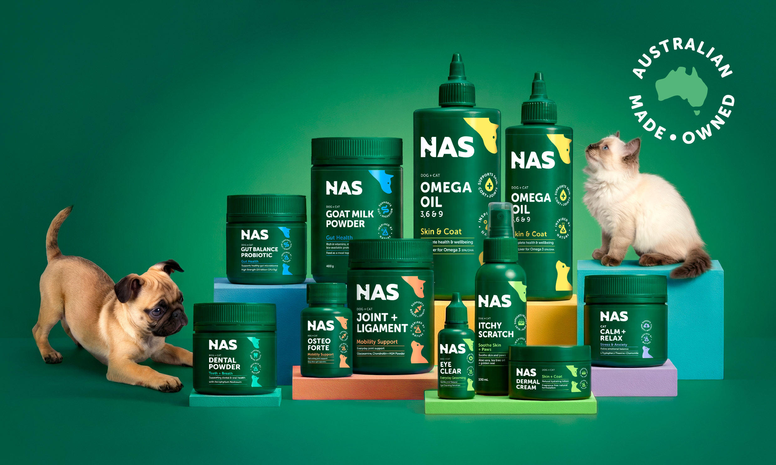 Natural Animal Solutions hero products