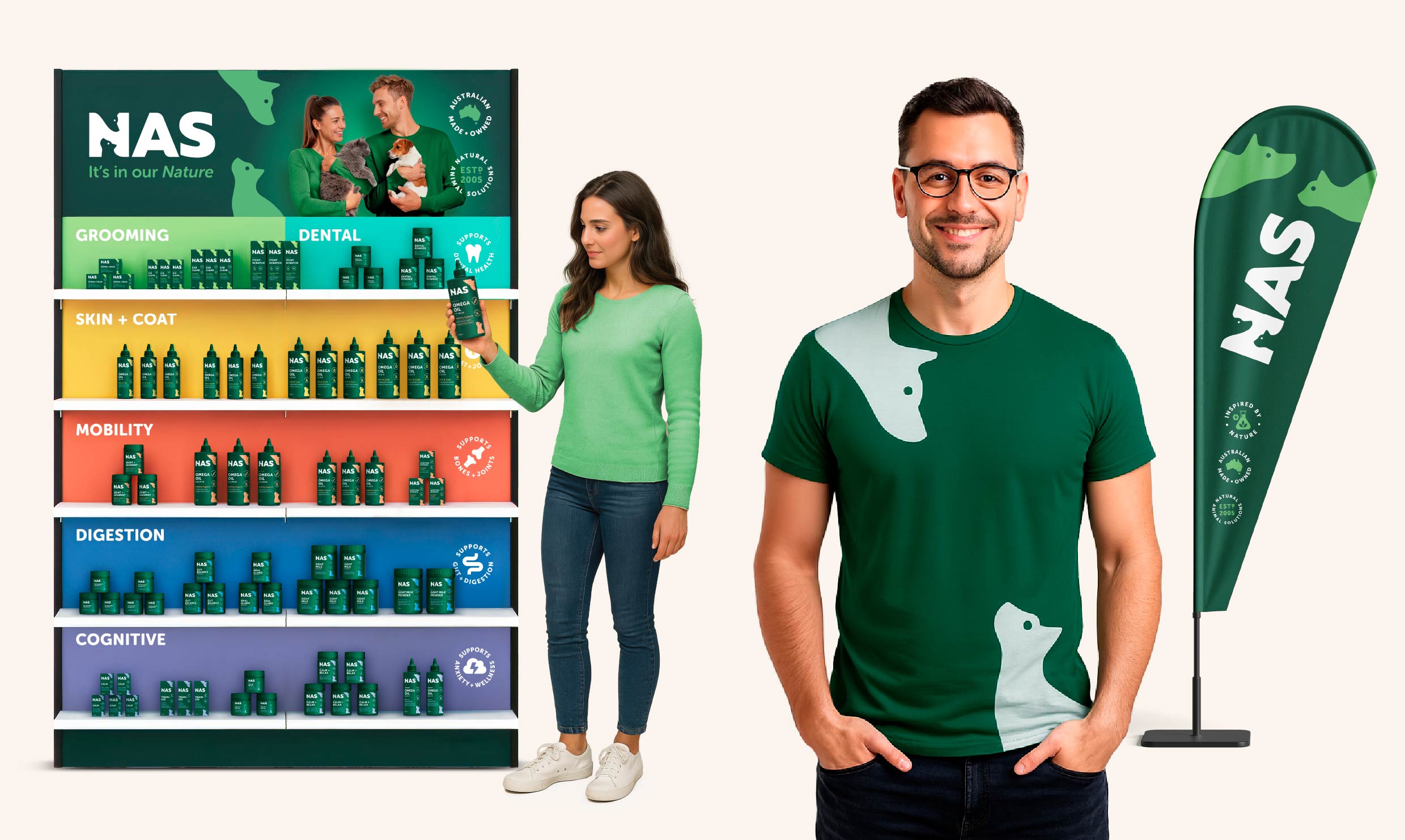 Natural Animal Solutions various collateral