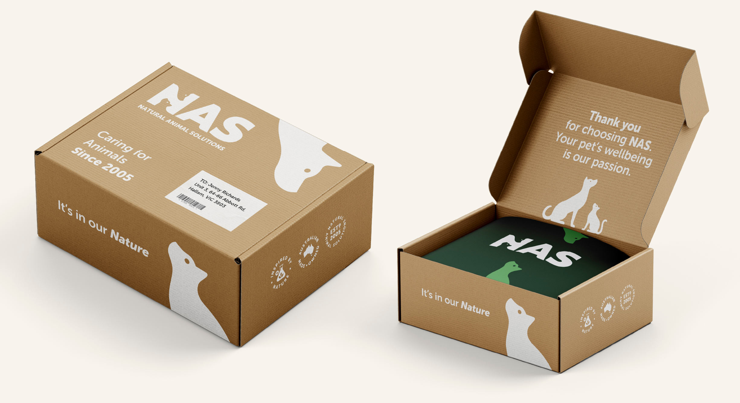 Natural Animal Solutions postal boxes