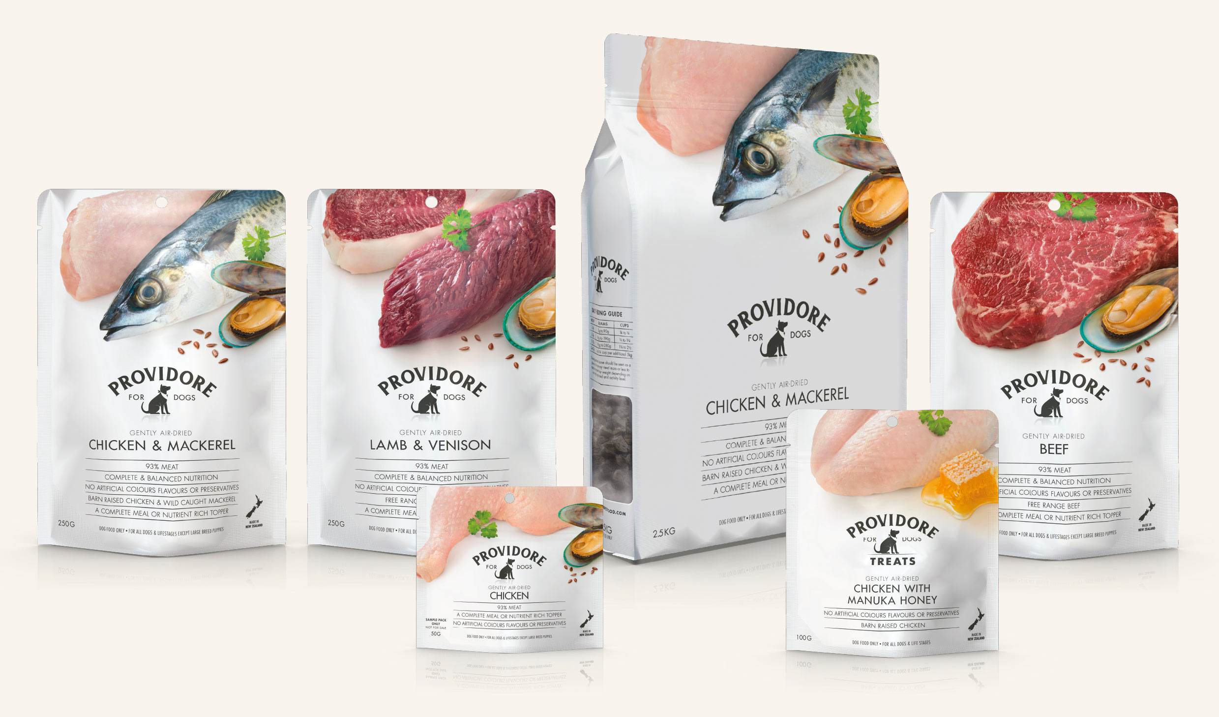 Providore for Dogs full product range lineup