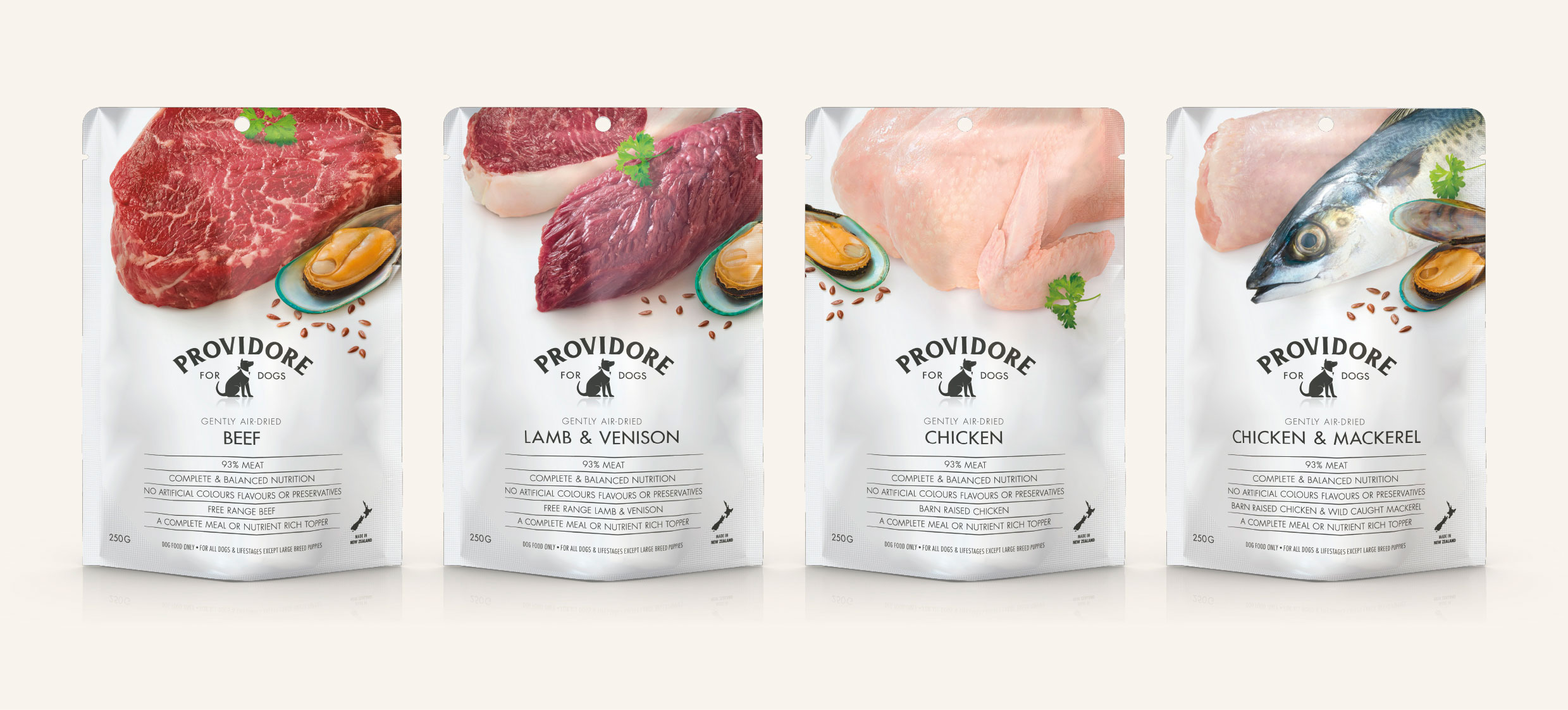 Providore product lineup across recipes and formats
